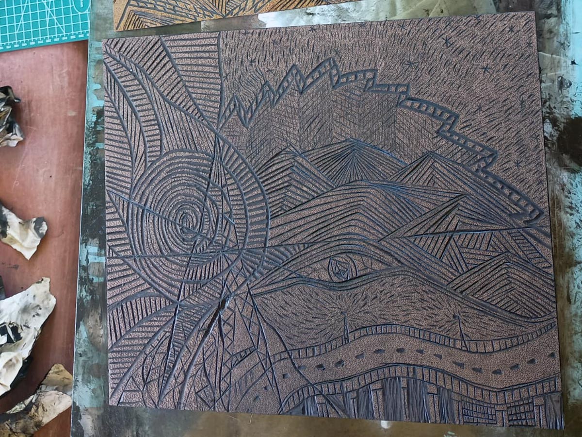 Printmaking 02 — Girigari